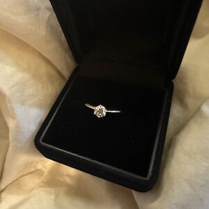 Tiffany & Co Platinum Solitaire Diamond Ring US Size 6